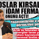 DEM MONTESİ TOROSLAR BELEDİYE BAŞKANI YILDIZ, ARSLANKÖY’DEN GÖZNE’YE İDAM FERMANININ ÖNÜNÜ AÇTI: YÖNETMELİĞİ ÇÖPE ATTI, KÖYLÜYÜ VERGİYE BAĞLADI! YILDIZ’DAN 4. MADDE KATLİAMI!