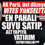 AK PARTİ’DEN TBMM’DE CHP’Lİ BÜYÜKŞEHİR’E BOMBA… HEM DE GRUP BAŞKANVEKİLİNDEN… “EN PAHALI SUYU SATIP, PARALARI NE YAPIYORSUNUZ?”