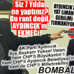 AYDINCIK’A YAT LİMANINA KARŞI ÇIKAN CHP’Lİ MİLLETVEKİLİNE, BÜYÜKŞEHİR BELEDİYE BAŞKANINA, İLÇE BELEDİYE BAŞKANINA… TEKMİLİNE BİRDEN… AK PARTİLİ VATAN’DAN SERT ÇIKIŞ!