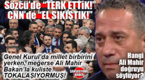 GÜNÜN SOBELENENİ: HANGİ BAŞARIR DOĞRU SÖYLÜYOR? CHP’Lİ ALİ MAHİR BİR KANALDA “ODAYI TERK ETTİM”, DİĞER KANALDA “TEBRİK ETTİM” DEDİ!