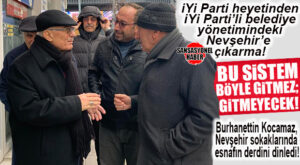 İYİ PARTİ YEREL YÖNETİMLERDEN SORUMLU GENEL BAŞKAN YARDIMCISI KOCAMAZ İYİ PARTİLİ RASİM ARI’NIN BELEDİYE BAŞKANI OLDUĞU NEVŞEHİR’E ÇIKARMA YAPTI: “İYİ PARTİ İKTİDARINI ARKADAŞLARIMIZIN GÖZLERİNDE GÖRDÜK!”