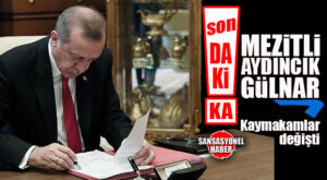MERSİN BÜROKRASİSİNDE ATAMA FIRTINASI: 3 İLÇENİN KAYMAKAMI DEĞİŞTİ!