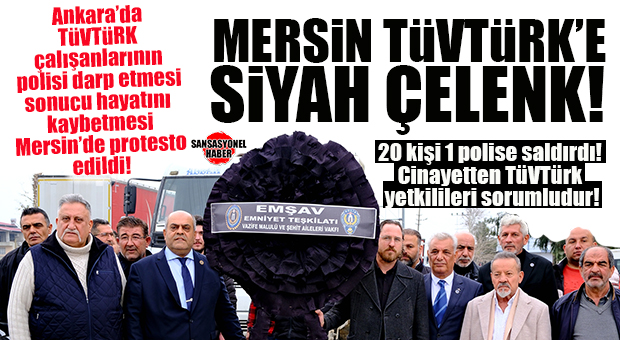 EMŞAV’DAN HUZURKENT TÜVTÜRK ÖNÜNDE SİYAH ÇELENKLİ PROTESTO: “YAŞANAN VAHŞET SIRADAN BİR OLAY DEĞİL!”