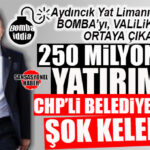 AYDINCIK YAT LİMANI’NDA MASKELER DÜŞTÜ! 250 MİLYONLUK DEV YATIRIM CHP’Lİ BELEDİYELERİN İMAR DİRENCİNE TAKILDI… GÜNÜN BOMBASI!