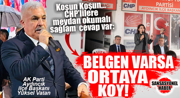 AYDINCIK’TA SİYASET KAZANI KAYNIYOR! AK PARTİLİ VATAN’DAN CHP’Lİ KIŞ’A “SALATALIKLI” VE “RANTLI” YANIT: “BU İLÇENİN EKMEĞİYLE OYNAMAYIN!”