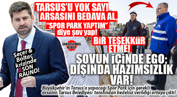 TARSUS BUNU KONUŞUYOR: ARSAYI TARSUS VERDİ, ŞOVUNU VAHAP SEÇER YAPTI! SEÇER-BOLTAÇ KRİZİNDE SON RAUND!