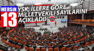 MERAKLISINA GELSİN: RESMİ GAZETE’DE YAYIMLANDI… MERSİN’E 13 MİLLETVEKİLİ, TEK BÖLGE DEVAM EDİYOR