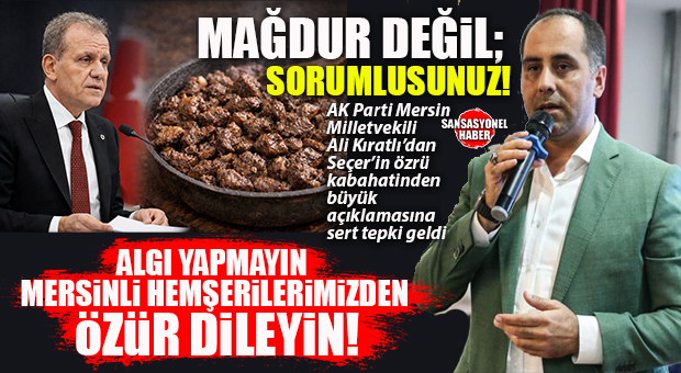 MERSİN’DE AT ETİ SKANDALI BÜYÜYOR! AK PARTİ MERSİN MİLLETVEKİLİ KIRATLI: “BAŞKANLIK ŞİKAYET DEĞİL, SORUMLULUK MAKAMIDIR!”