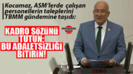 İYİ PARTİ GENEL BAŞKAN YARDIMCISI BURHANETTİN KOCAMAZ TBMM’DE DİLE GETİRDİ: “SAĞLIKÇIYA VERİLEN SÖZLERİ TUTUN, BU ZULME SON VERİN!”