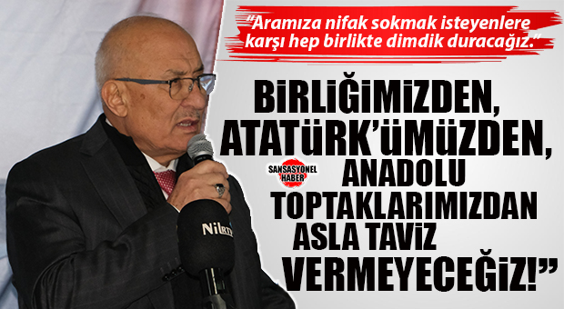 İYİ PARTİ GENEL BAŞKAN YARDIMCISI BURHANETTİN KOCAMAZ’DAN TARSUS’TA “VATAN” ÇIKIŞI: “BİZİM GİDECEK BAŞKA YERİMİZ YOK!”