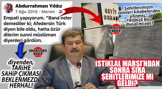 İSTİKLAL MARŞI’NI OKUTMAYAN DEM MONTESİ CHP’Lİ ABDURRAHMAN YILDIZ’DAN, ŞEHİTLERİMİZE SAYGISIZLIK SKANDALI: MEHMETÇİK PARKI’NDA UTANÇ VERİCİ MANZARA!