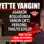 FLAŞ GELİŞME: MERSİN EMNİYET EK BİNASINDA YANGIN ÇIKTI!