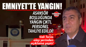 FLAŞ GELİŞME: MERSİN EMNİYET EK BİNASINDA YANGIN ÇIKTI!