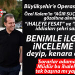 BÜYÜKŞEHİR’E POLİS DALMIŞ, OPERASYON OLMUŞ, SEÇER’DEN SKANDAL SAVUNMA: “BANA YÖNELİK İNCELEME YOK!”