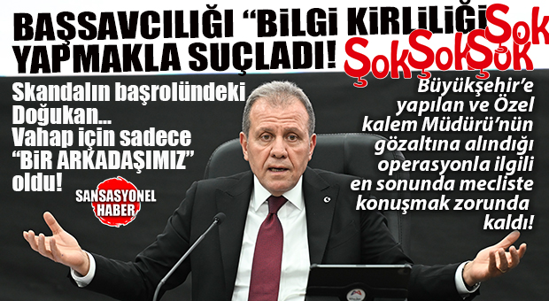 CHP’Lİ SEÇER “SONUNDA” BİR ŞEYLER SÖYLEDİ: ÖZEL KALEMİNİ “BİR ARKADAŞ” YAPTI, BAŞSAVCILIĞI SUÇLADI!