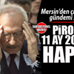 KILIÇDAROĞLU’NUN MERSİN MİTİNGİNDE YAPTIĞI KONUŞMA MAHKEMEYE TAŞINMIŞTI: ESKİ GENEL BAŞKANA MERSİN’DE CUMHURBAŞKANINA HAKARETTEN 11 AY 20 GÜN HAPİS CEZASI ÇIKTI!