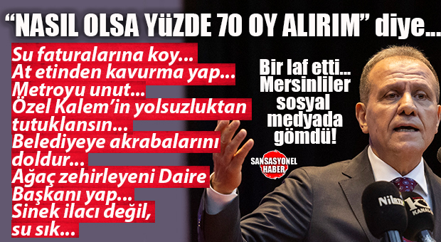 VAHAP SEÇER’İN “YÜZDE 70” KEHANETİ, MERSİN’İN GERÇEKLERİNE ÇARPTI: SKANDALLAR ŞEHRİ MERSİN!