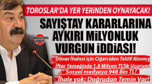 GÜNÜN BOMBA İDDİASI! KAMU ZARARI DENETİM RAPORUNDA BELGELENDİ: TOROSLAR BELEDİYESİ’NDE İHALE KURNAZLIĞI VE REKOR HARCAMA SKANDALI!