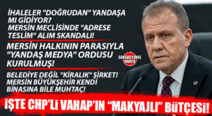 BÜYÜKŞEHİR’İN DENETİM RAPORUNDA ŞOK: MERSİN BÜYÜKŞEHİR’DE REKLAM VAR, HİZMET YOK! MERSİN’DE TEMSİL, AĞIRLAMA VE ŞATAFAT TAM GAZ!