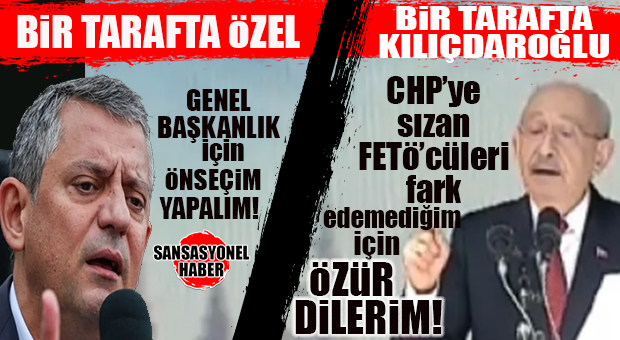 MAHKEME KARARI CHP’Yİ İKİYE BÖLDÜ: KILIÇDAROĞLU GENEL MERKEZ’DE, ÖZEL GÜVEN PARK’TA!