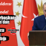 TARSUS’TAKİ VAHŞET ÜLKE GÜNDEMİNDE… CUMHURBAŞKANI ERDOĞAN’DAN TARSUS AÇIKLAMASI: “MENFUR SALDIRIDA VEFAT EDEN İNSANLARIMIZA ALLAH’TAN RAHMET DİLİYORUM”