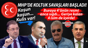 MERSİN MHP’DE KOLTUK SAVAŞLARI BAŞLADI! ADINI ANKARA’DA DOLAŞTIRAN O İSİMLER…