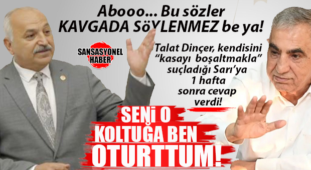 BOMBA GELDİ! “ESOB KASASI” MUHABBETİNDE YENİ PERDE: CHP’Lİ DİNÇER’DEN VEYSEL SARI’YA… “O KOLTUĞA SENİ BEN OTURTTUM!”