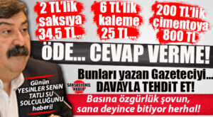 SKANDAL! TOROSLAR’DA MİLYONLUK USULSÜZLÜK ORTAYA ÇIKTI, DEM  MONTESİ CHP’Lİ YILDIZ GAZETECİLERİ VE MECLİS ÜYELERİNİ MAHKEME TEHDİDİYLE SUSTURMAYA ÇALIŞIYOR!