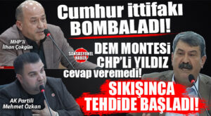 TOROSLAR MECLİSİ GERİLDİ: DEM MONTESİ CHP’Lİ YILDIZ BELGELERE CEVAP VERMEK YERİNE GAZETECİ VE MECLİS ÜYELERİNİ DAVAYLA TEHDİT ETTİ!