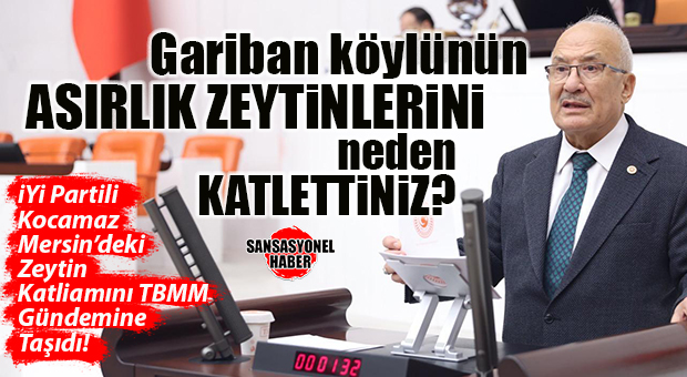 İYİ PARTİLİ BURHANETTİN KOCAMAZ TBMM KÜRSÜSÜNDEN MEMLEKETİN RÖNTGENİNİ ÇEKTİ: “TARIM İFLAS ETTİ, ORMANLAR TALANDA, ÇİFTÇİ İSYANDA!”
