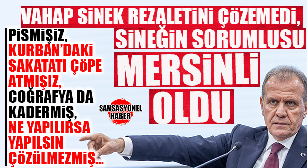 BÜYÜKŞEHİR SİNEK REZALETİNİ ÇÖZEMEDİ, SİNEĞİN SORUMLUSU MERSİNLİ OLDU: PİSMİŞİZ, KURBAN’DAKİ SAKATATI ÇÖPE ATMIŞIZ, COĞRAFYA DA KADERMİŞ, NE YAPILIRSA YAPILSIN ÇÖZÜLMEZMİŞ… BUYRUN BÖYLE DEDİ CHP’Lİ BAŞKAN!