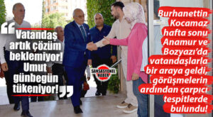 İYİ PARTİ GENEL BAŞKAN YARDIMCISI BURHANETTİN KOCAMAZ VE BERABERİNDEKİ HEYET ANAMUR VE BOZYAZI’DA VATANDAŞIN NABZINI TUTTU