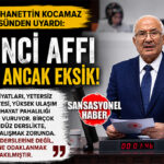 “ÖĞRENCİ AFFI OLUMLU AMA EKSİK! ARA SINIFLAR DIŞARIDA BIRAKILDI, BU ADİL DEĞİL” İYİ PARTİ GENEL BAŞKAN YARDIMCISI VE MERSİN MİLLETVEKİLİ BURHANETTİN KOCAMAZ’DAN ÖĞRENCİ AFFI UYARISI