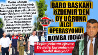 TARSUS’TAKİ ASILSIZ BARINAK İDDİALARI BARO KULİSLERİNİ KARIŞTIRDI! BARO SEÇİMLERİ ÖNCESİ ŞOK İDDİA: “GAZİ ÖZDEMİR’İN KOLTUK HIRSI ASILSIZ İHBAR DÜZEYİNE ULAŞTI, ÖZDEMİR’İN ‘KOLTUK HIRSI’ KURUMLARI MI HEDEF ALDI?” BOMBA ÖTESİ İDDİA…