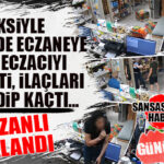 GÜNÜN OLAYI: TAKSİYLE MEZİTLİ’DE ECZANEYE GELİP ECZACIYI DARP ETTİ, İLAÇLARI GASP EDİP KAÇTI… KADIN ZANLI TUTUKLANDI