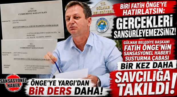 GÜLNAR BELEDİYESİ’NİN SANSASYONEL HABER’İ SUSTURMA ÇABASI BİR KEZ DAHA SAVCILIĞA TAKILDI! GÜLNAR BELEDİYESİ’NİN SANSASYONEL HABER’İ ŞİKAYETİ BİR KEZ DAHA REDDEDİLDİ