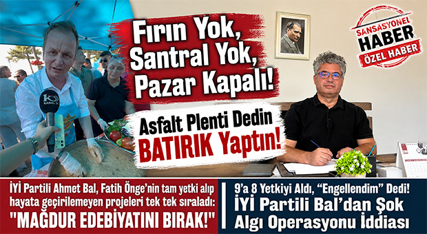 GÜLNAR’DA “YETKİ” POLEMİĞİNDE SON BOMBA! İYİ PARTİLİ BAL’DAN BAŞKAN ÖNGE’YE SERT YANIT! SANSASYONEL HABER’E ÖZEL AÇIKLAMALAR…