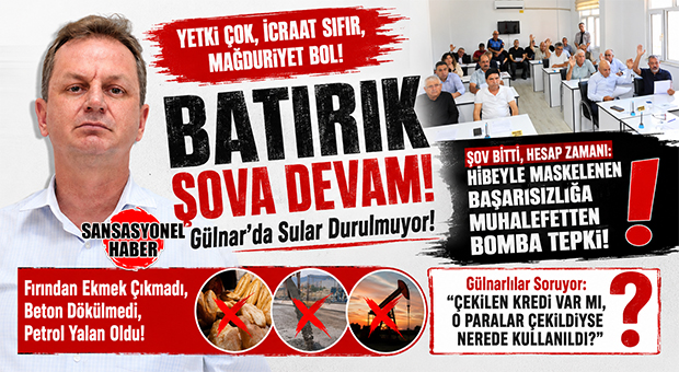SANSASYONEL BOMBA… GÜLNAR BELEDİYESİ’NDE YETKİ KRİZİNİN PERDE ARKASI: ONAYI YOK, YETKİ ISRARI ÇOK! HENÜZ ONAYLANMAYAN PROJEYLE FATİH ÖNGE MAĞDURİYET ALGISI MI YAPIYOR?