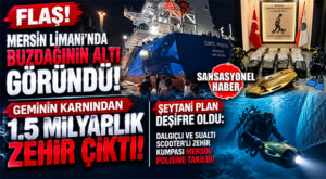 GÜNEY AMERİKA’DAN GELEN KARGO GEMİSİNE SUALTI DALIŞLI REKOR OPERASYON: DİBİNE ZULALANMIŞ 350 KİLO KOKAİN VE SUALTI SCOOTER’LARI ELE GEÇİRİLDİ! ESKİ PARAYLA TAM 1,5 KATRİLYON!