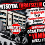 GÜNÜN SORU İŞARETİ: MTSO YÖNETİMİNİN SORUŞTURMA SÜRERKEN “YANINDAYIZ” BİLDİRİSİ TEPKİ ÇEKTİ! MTSO’DA TARAFSIZLIK ÇÖKTÜ: BİLDİRİ KRİZİ MERSİN İŞ DÜNYASINI KARIŞTIRDI!