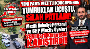 BOMBA ÖTESİ İDDİA SANSASYONEL KULİS’TE… MEZİTLİ BELEDİYE PERSONELİ VE CHP MECLİS ÜYELERİ YENİ PARTİ MEZİTLİ KONGRESİNİ KARIŞTIRDI! EREN YÜCESOY’A TEHDİT VE SALDIRI İDDİASI ORTALIĞI SALLADI!