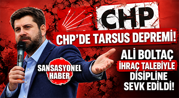 CHP’DE FLAŞ GELİŞME: TARSUS BELEDİYE BAŞKANI ALİ BOLTAÇ CHP’DEN KESİN İHRAÇ TALEBİYLE DİSİPLİNE SEVK EDİLDİ!