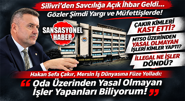 PATRONLAR BU İTİRAFLA YIKILACAK! TUTUKLU BAŞKAN ÇAKIR SİLİVRİ’DEN RESMEN İHBARDA BULUNDU: KOLTUĞU KİMLER, KİRLİ İŞLER İÇİN KULLANDI?