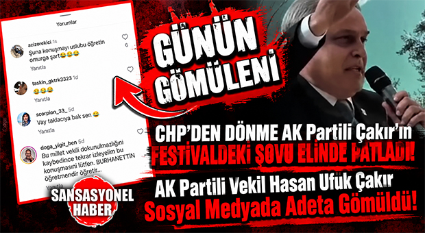 GÜNÜN GÖMÜLENİ: CHP’DEN DÖNME AK PARTİLİ VEKİL ÇAKIR’IN ŞOVU SOSYAL MEDYADA DUVARA TOSLADI!