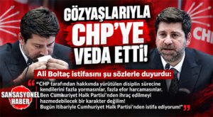 FLAŞ GELİŞME: TARSUS BELEDİYE BAŞKANI ALİ BOLTAÇ “BEN CUMHURİYET HALK PARTİSİ’NDEN İHRAÇ EDİLMEYİ HAZMEDEBİLECEK BİR KARAKTER DEĞİLİM!” DEDİ VE GÖZYAŞLARIYLA PARTİSİNDEN İSTİFA ETTİ!