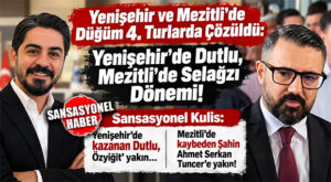 TUTUKLAMALAR VE GÖREVDEN ALMALAR SONRASI İLK SANDIK: YENİŞEHİR’DE CHP’Lİ ÇAĞDAŞ DUTLU, MEZİTLİ’DE YİNE CHP’Lİ TURGUT SELAĞZI BAŞKANVEKİLİ SEÇİLDİ!